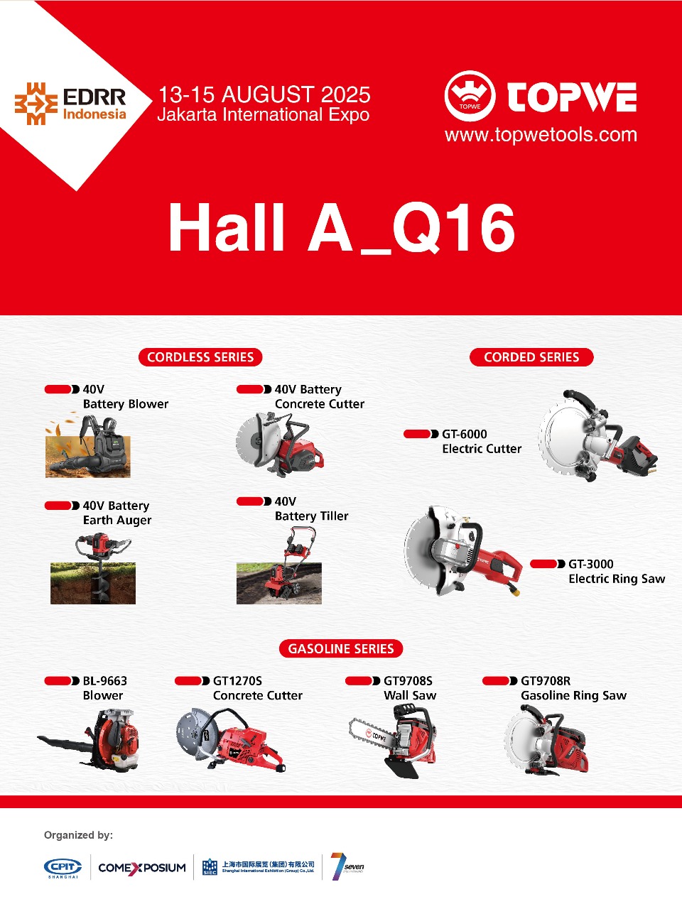TOPWETOOLS Manufacturer of gasoline and lithium-battery power tools